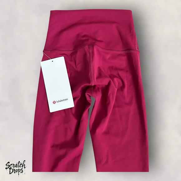 Lululemon Wunder Train HR Tight 28” Size 0 Magenta Smoke NWT $98 Everlux - Picture 2 of 4